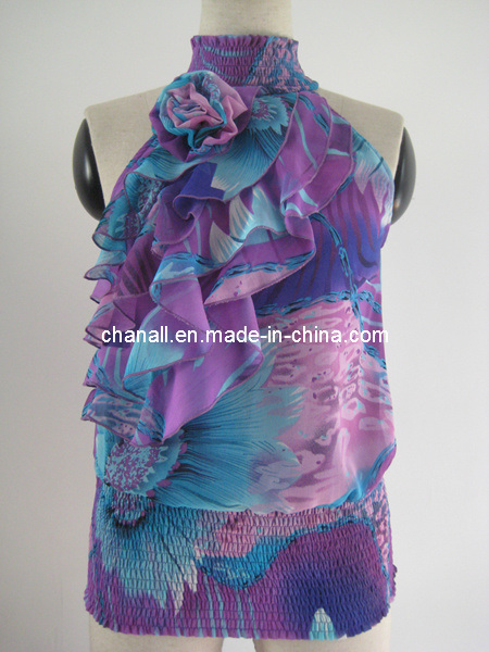 Women Fashion Printed Top Blouse (CHNL-TP006)
