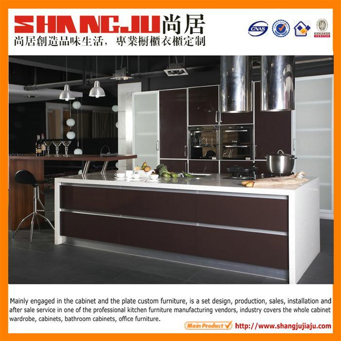Lacquer Kitchen Cabinet with Invisable Handle