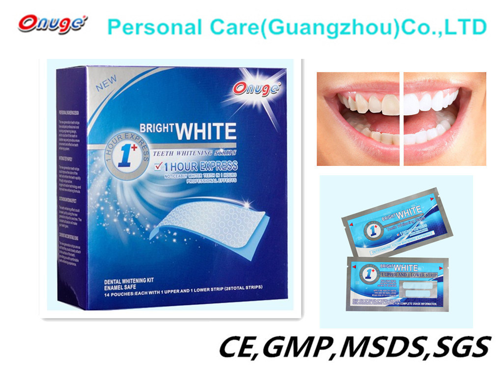 Beautiful Smile for 1hour Teeth Whitening Dry Strips