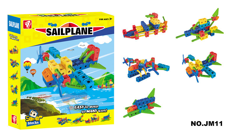 Planes Bricks Intellectual Toys