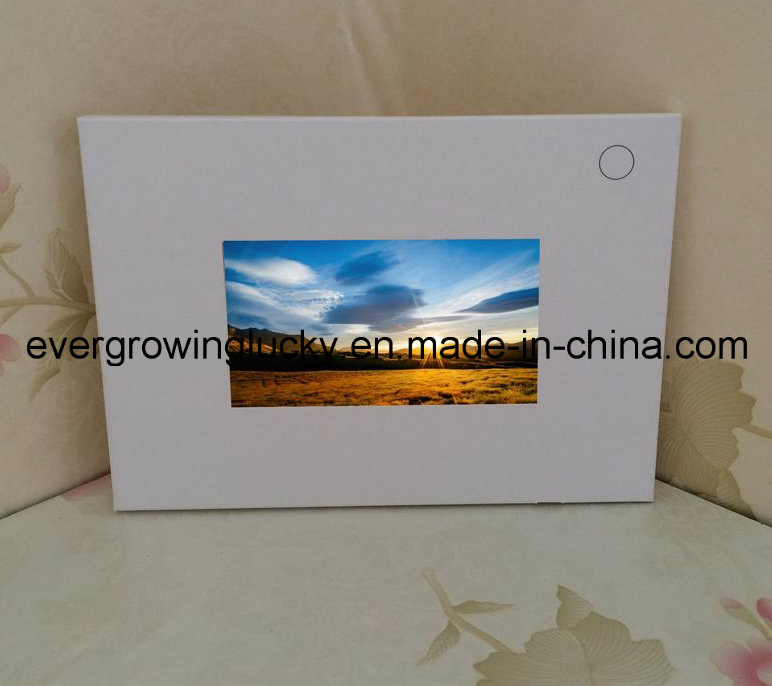 Chinese Factory Cardboard 5inch Greeting Card with Custom Video