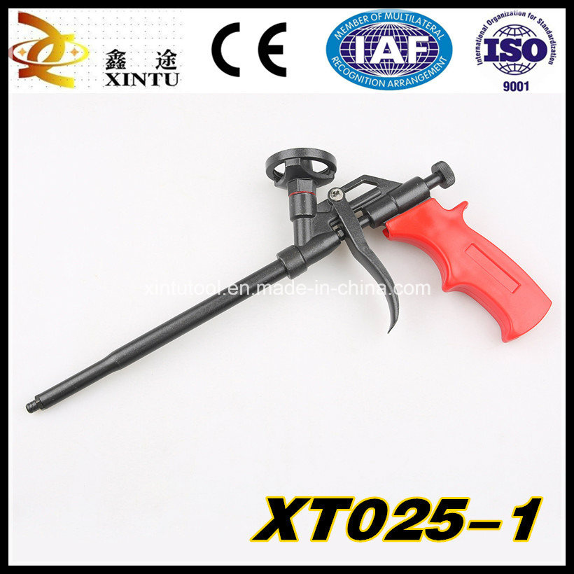 Teflon Coated Newest Construction Manual Tools with CE Foam Dispensing Gun (XT025-1)