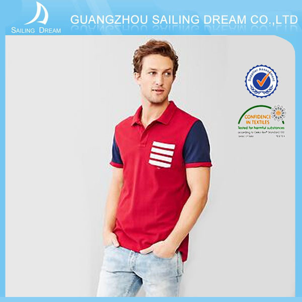 Hot Sale Customized Color Combination Polo T Shirt