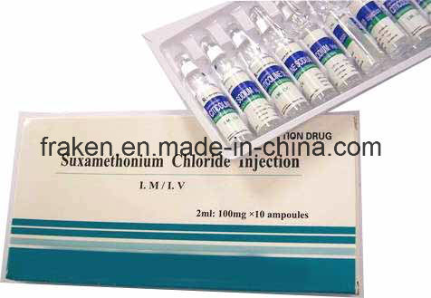GMP Certified Calcium Gluconate Injection, Suxamethonium Chloride Injection & Phentolamine Mesylate Injection