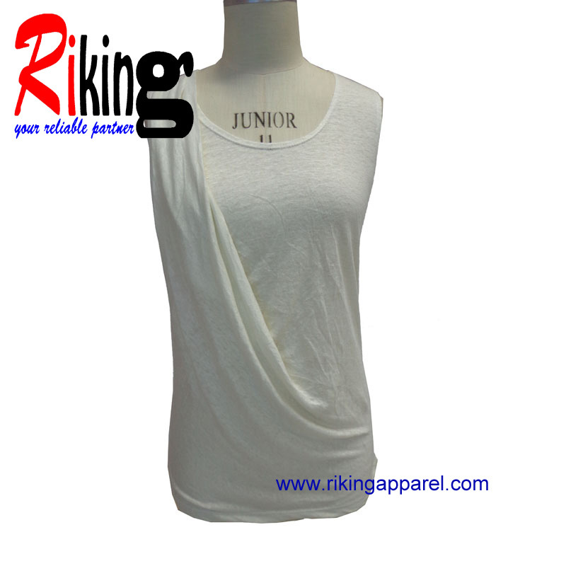 Fashion Ladies Garment Linen Vest (RKV1387)