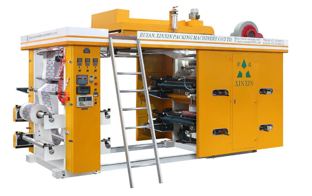 6 Color Flexo Printing Machine High Performance