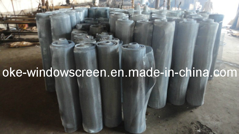 Blue Shining Galvanized Window Screen Wire Mesh