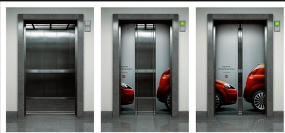 Coated Steel Cargo Elevator