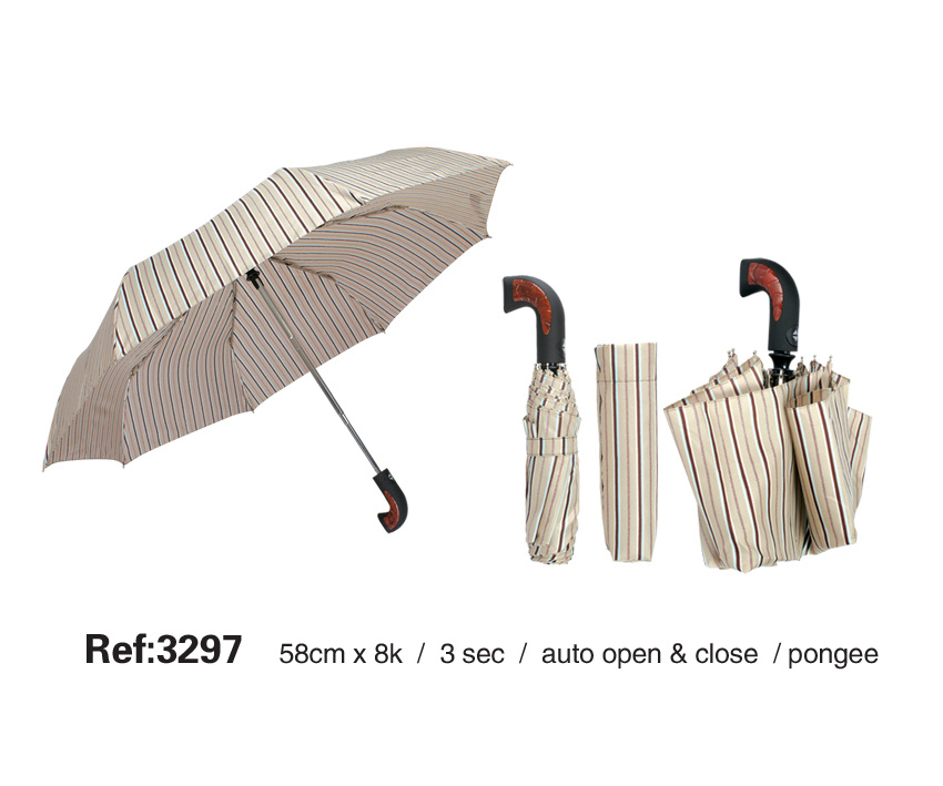 Three Fold Auto. Open & Close Umbrella 3297
