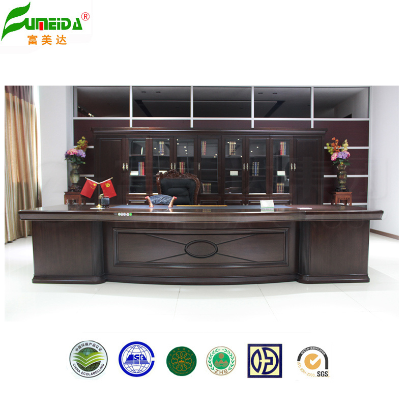 MDF High End Noble Executive Table with Wood Veneer