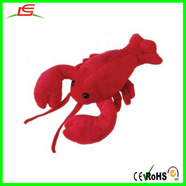 Lovely Red Stuffed Lobster Plush Soft Toy