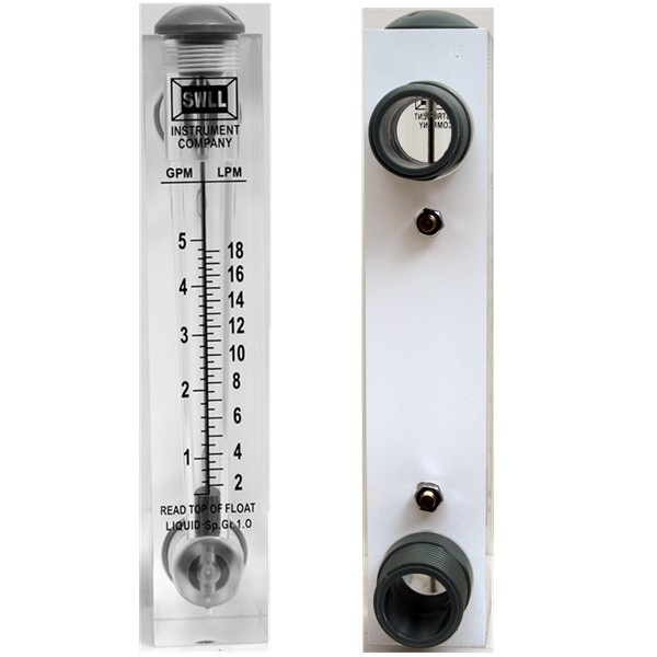 Lzm Series Acrylic Panel Type Flow Meter for Water