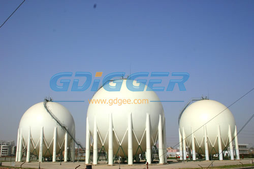300m3 6000m3 LPG Spherical Storage Tank