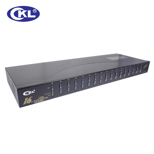 16 Port USB Kvm Switch (OSD WITH CABLES)