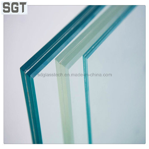 4.6mm-38mmclear/ Colored Toughened Laminated Glass Used in Building