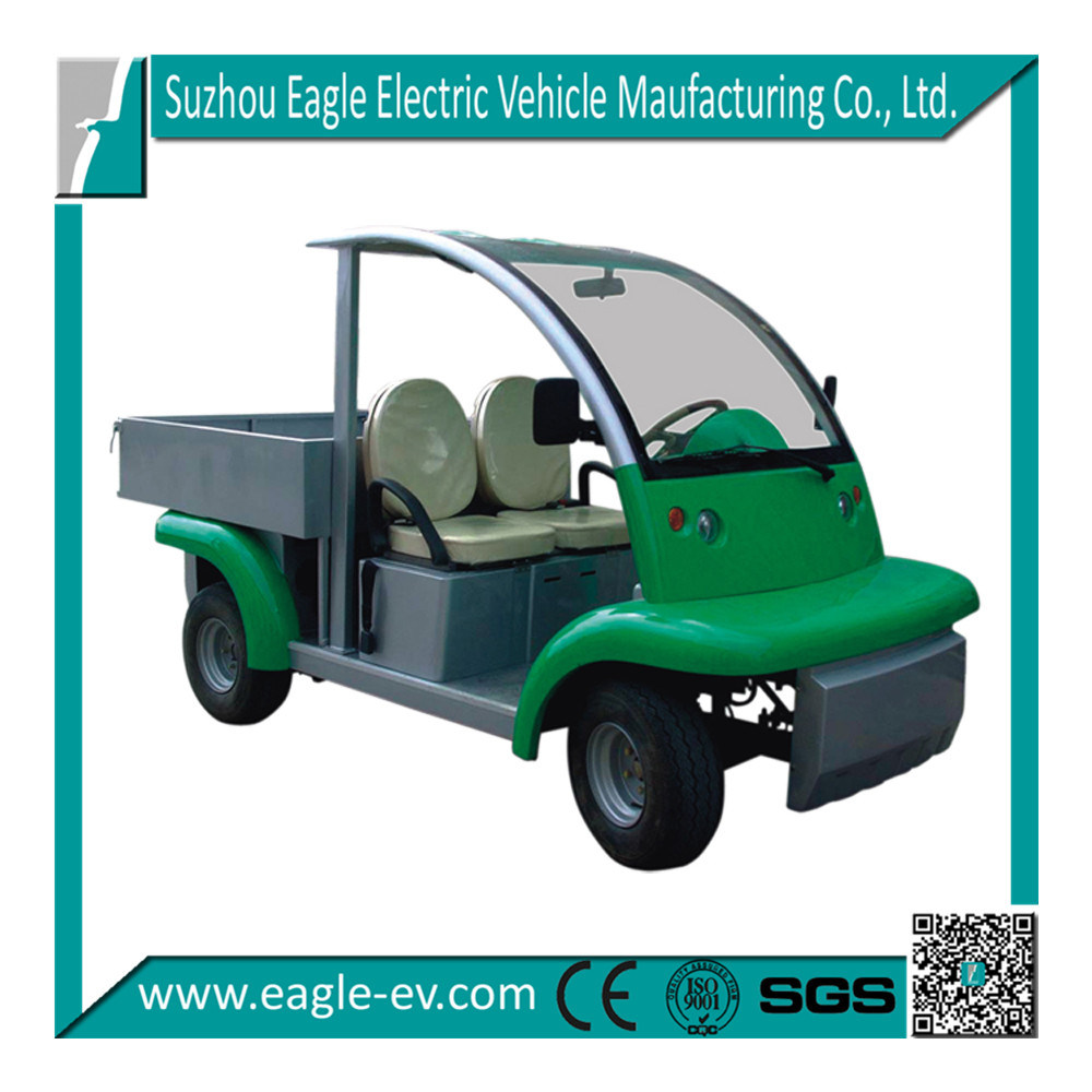 Electric Utility Car, Eg6043kdx, 2 Seats with Cargo Box, CE Approved