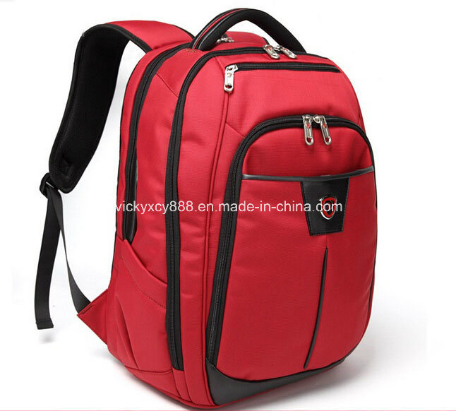 Double Shoulder Leisure School Travel Laptop Backpack Pack Bag (CY9847)