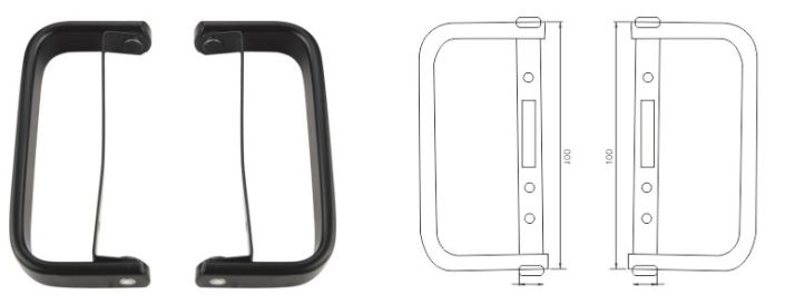 Large Folding Hinge