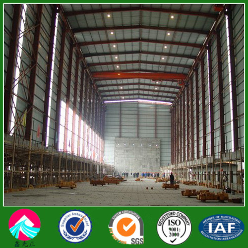 ISO9001: 2008 Steel Structure Portal Frame Building