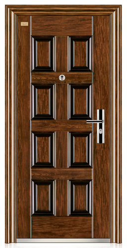 High Quality Steel Door with Competitive Single Iron Door (FD-016)