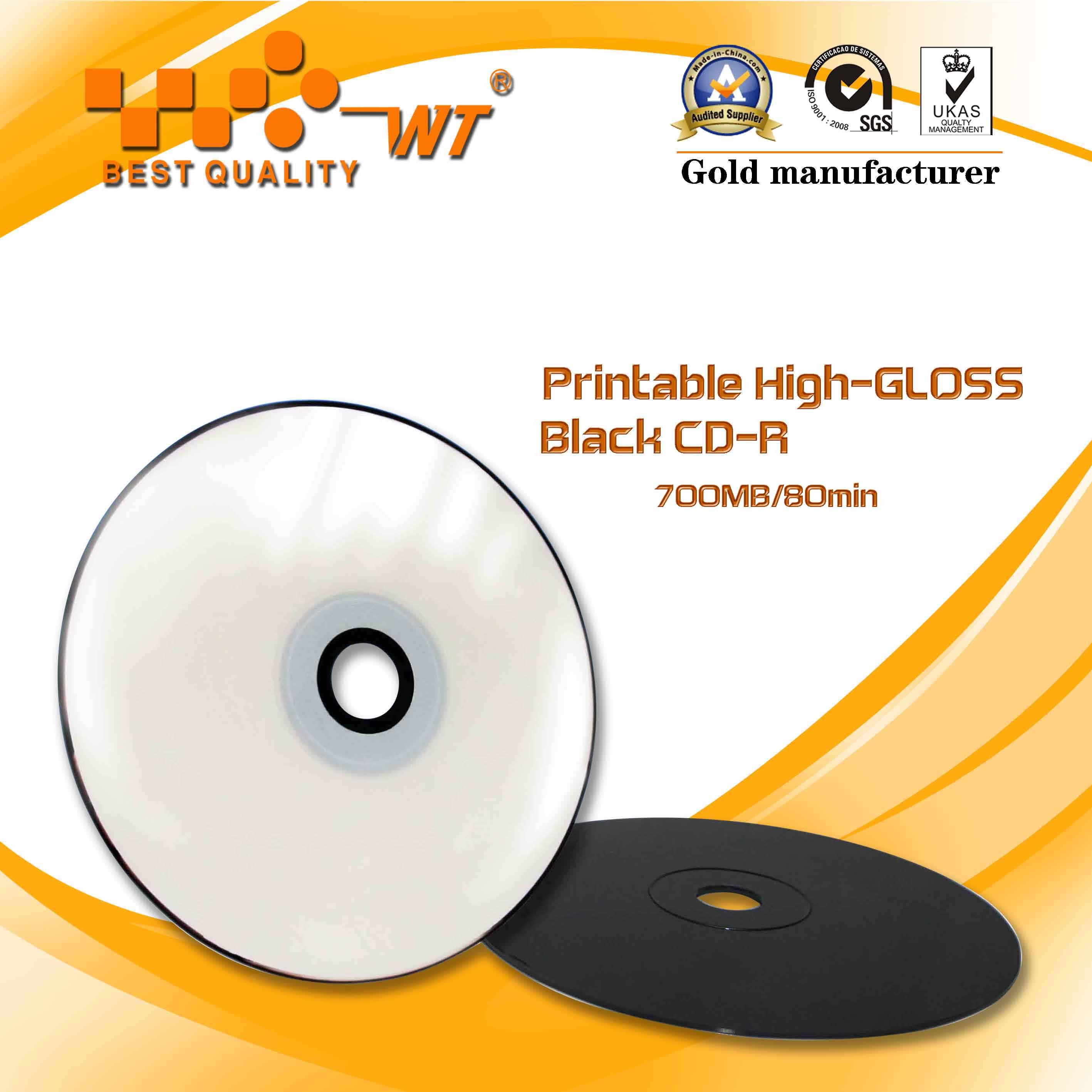 Printable CD-R High Capacity and Data Transfer Rate Made of PC Blank CD Disc