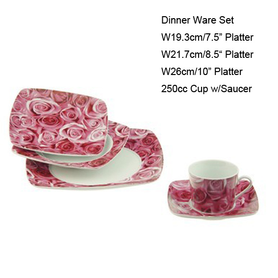 30PCS Porcelain Dinner Set (Style#2033)