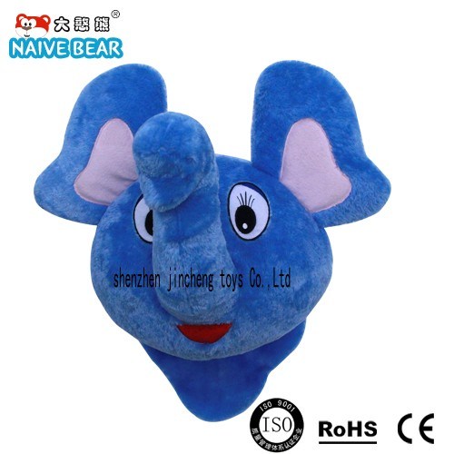 Unpick and Washable Head Elephant Plush Electrical Animal Toy Car with MP3 Music