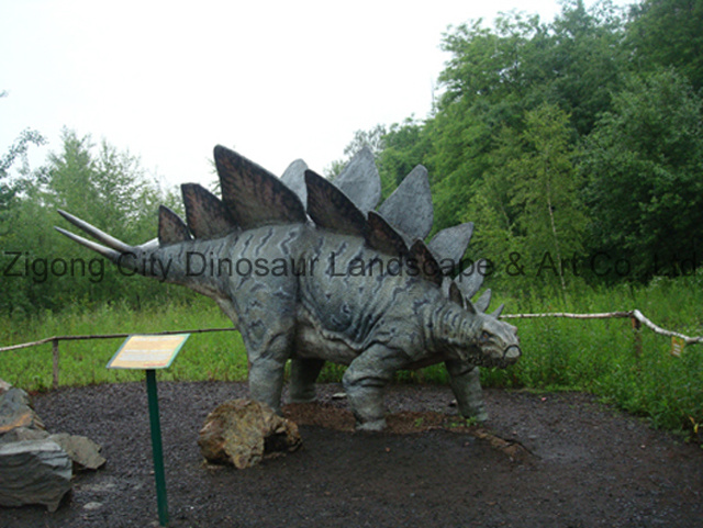 Indoor Playground Equipment-Artificial Dinosaur 64-Stegosaurus