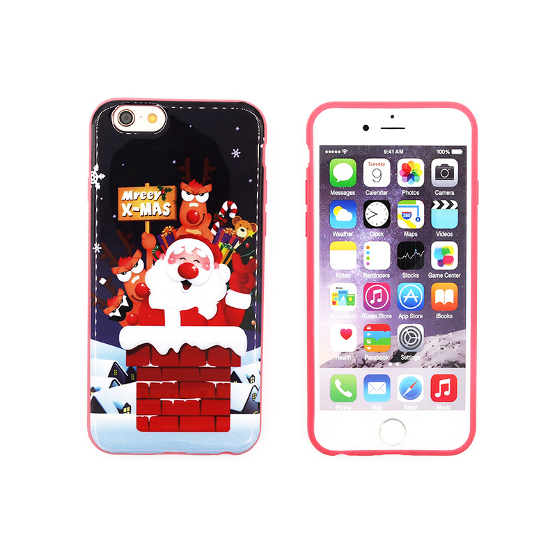 New Arrival IMD TPU Christmas Mobile/Cell Phone Case for iPhone6