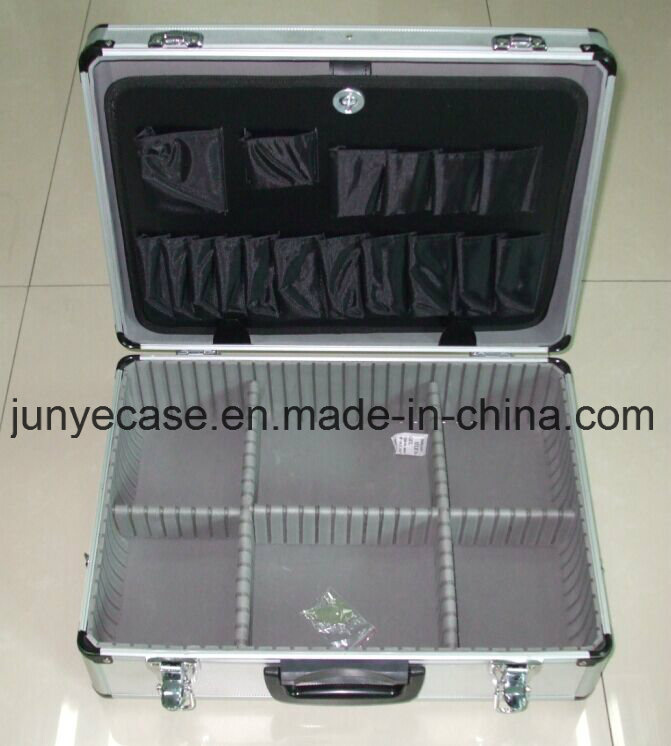 Aluminum Tool Case with Dividers and Tool Pallet