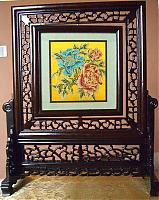 Small Peony Table-Screen