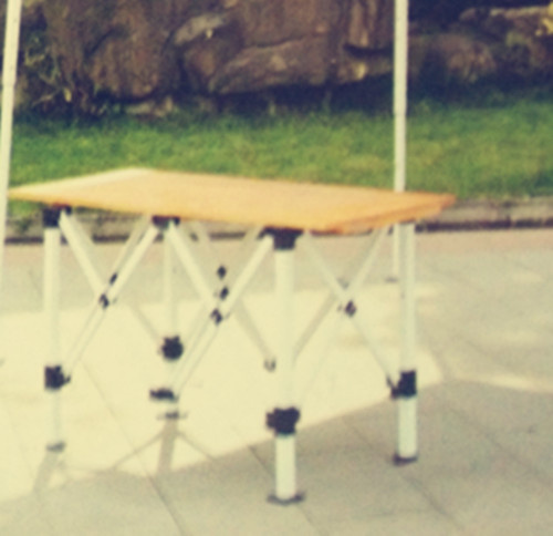 Simple Folding Table with Board