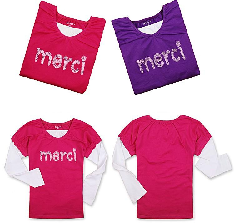 100% Cotton Fashion Girl T-Shirt (SK222)