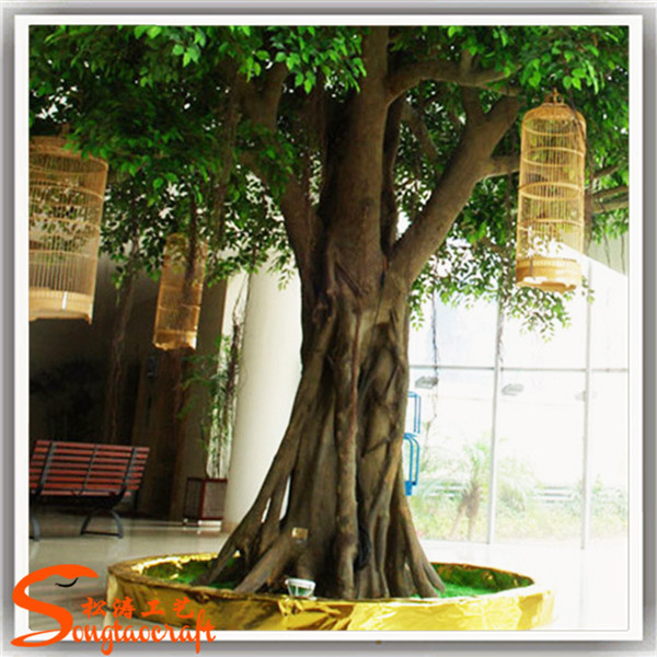 Best Sell Artificial Fake Banyan Ficus Microcarpa Tree