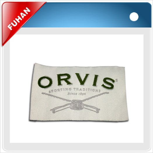 End Fold 100% Polyester Woven Label