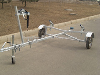 Light-Type Foldable Boat Trailers