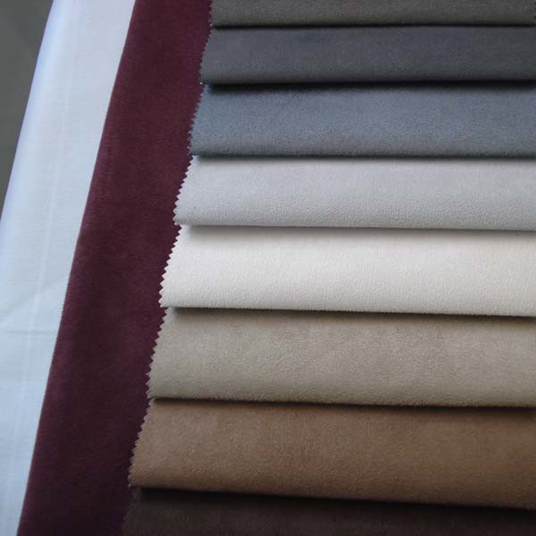 Decorative Leather Home Textile Polyester Suede Sofa Cloth