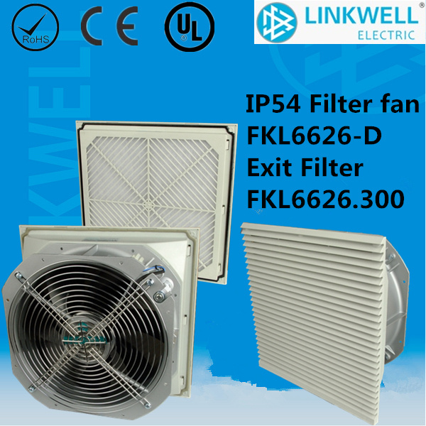 China Hot Selling Dust Proof Air Cooling Fan Filter with CE RoHS IP54 Certificate for Power Distribution Control Box (FKL6626-D)