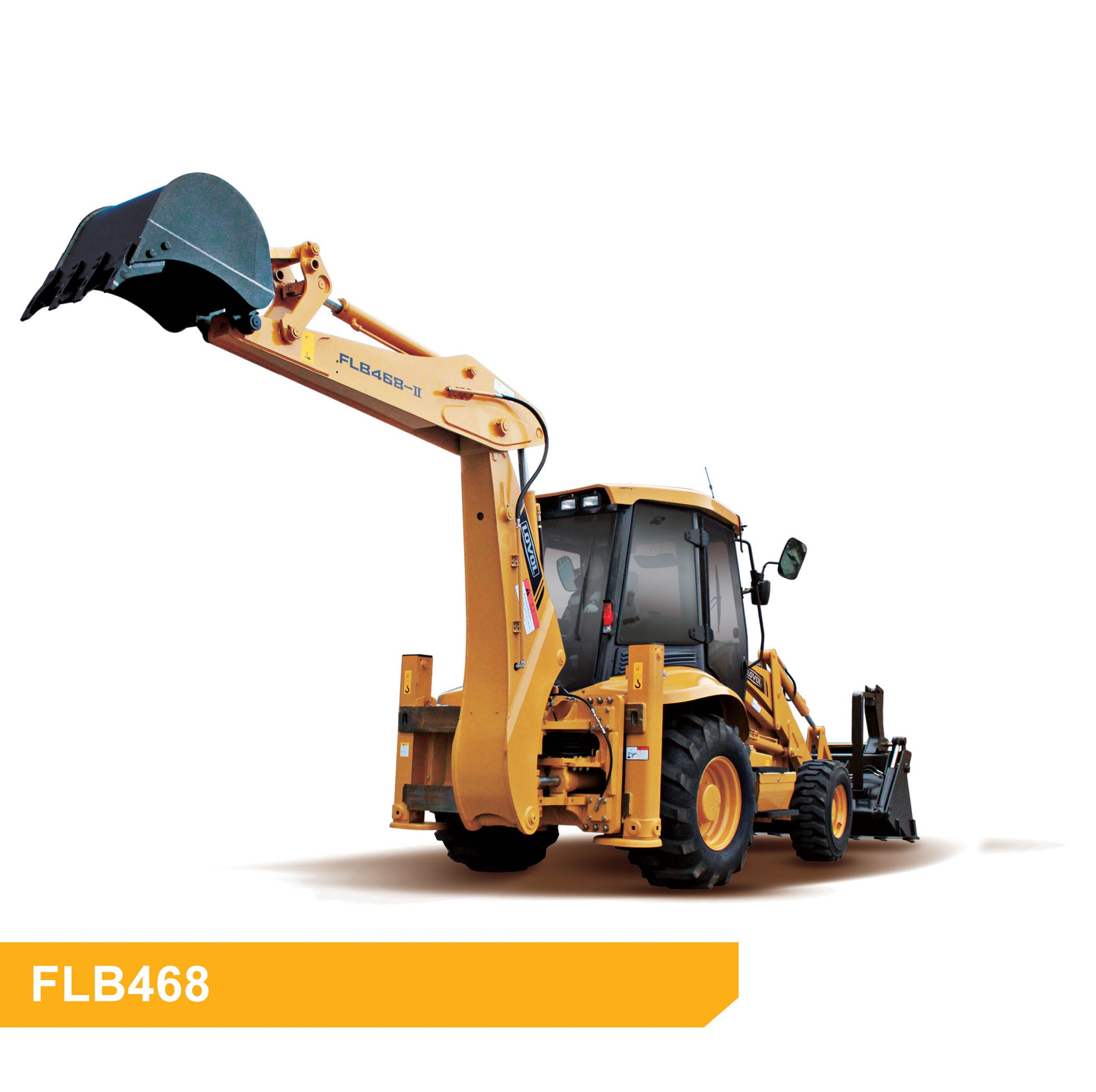 Lovol Backhoe Loader FLB468-II (A type / Center pivot)