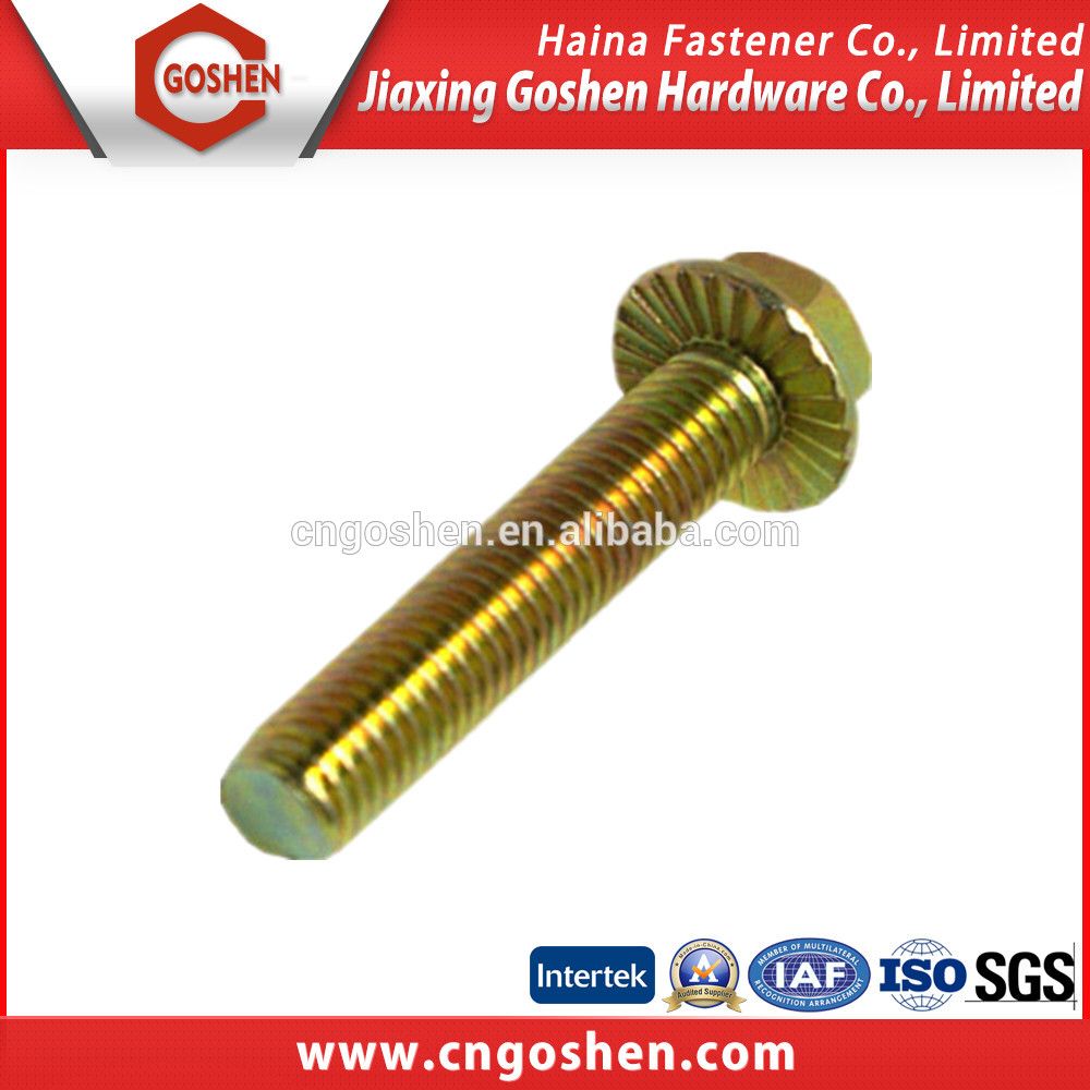 High Quality Steel Hexagon Flange Bolt (M4-20)