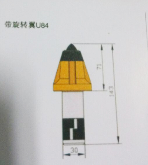 U46, U76, U82, U84, U85, U92, U135, U170 Cutting Tools for Roadheader/Cutter Picks/Cutting Tooth