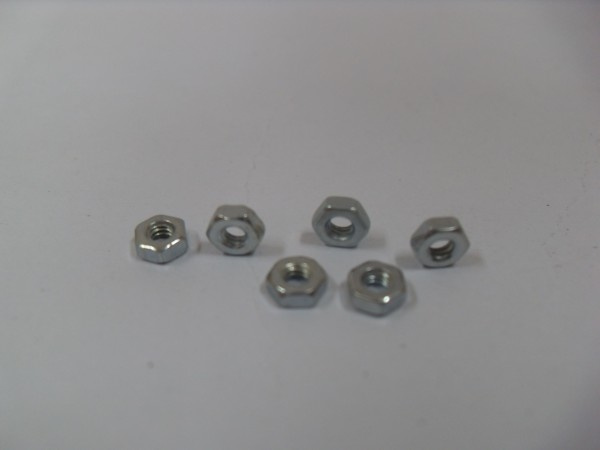 Hexagonal Nuts M2.5X0.4 (DIN 934)