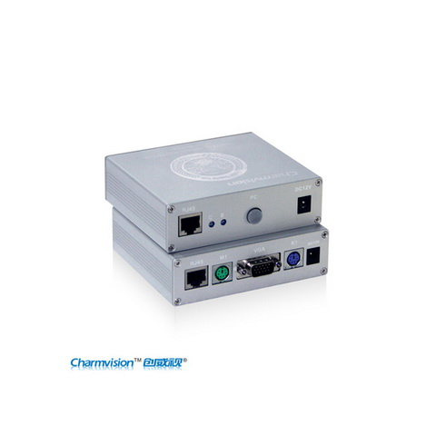 Charmvision Ekp300hr 300m PS2 Kvm Extender Via UTP Cat 5e Cable to Extend VGA PS/2 Keyboard Mouse for Connect DVR NVR PC