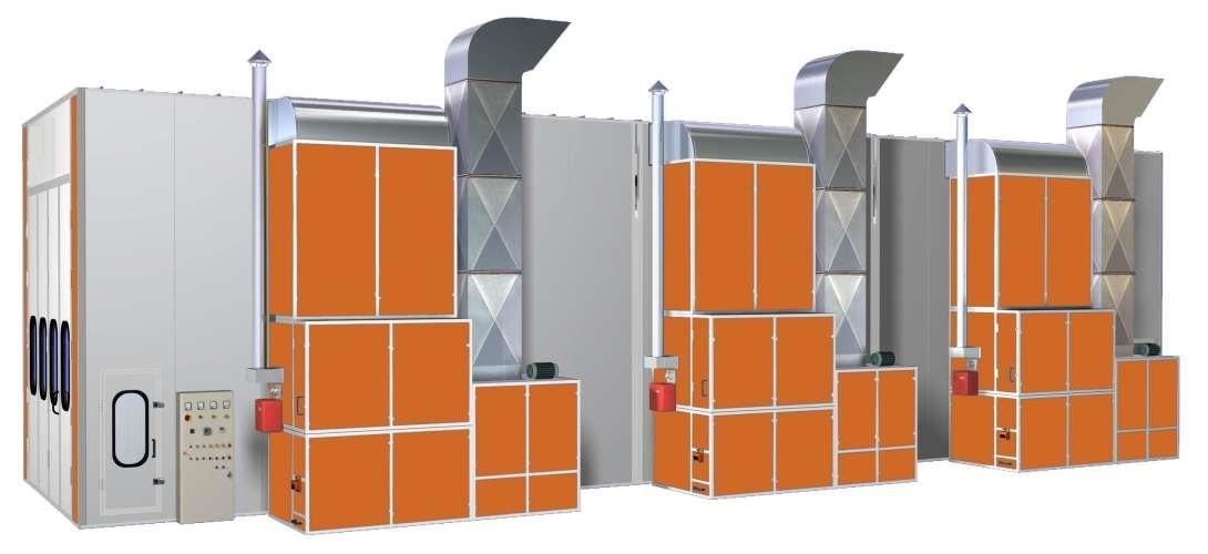 Large Spray Booth, Bus or Auto Painting Drying Room
