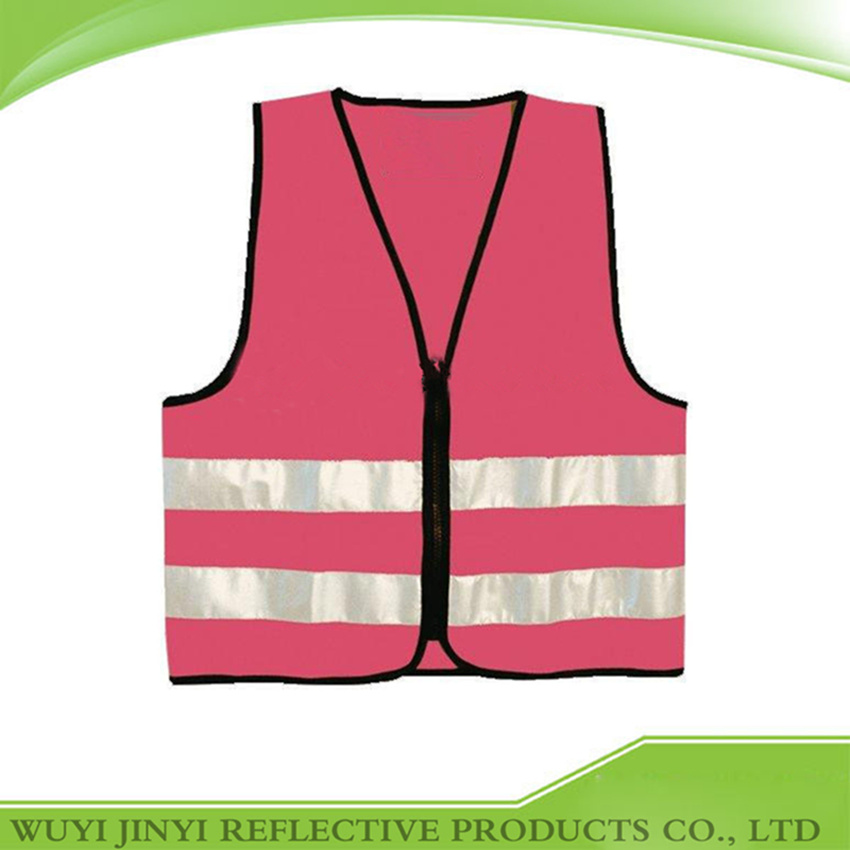Pink Women Reflective Safety Vest