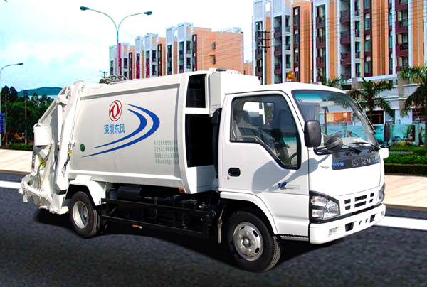 Refuse Garbage Compactor Truck, 3ton