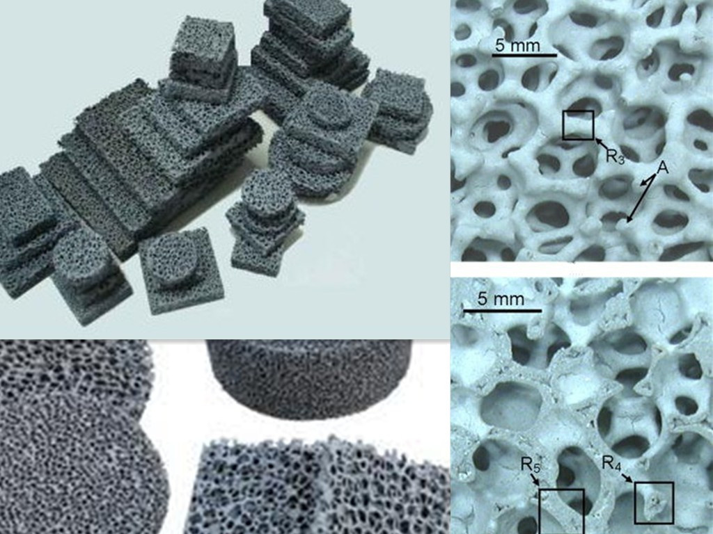 Sic Ceramic Foam Filter Silicon Carbide Foam Ceramic Filters