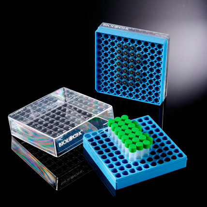 Scan-Ready Cryoboxes Filled with 2d Barcoded Cryovials Biology Lab Supply