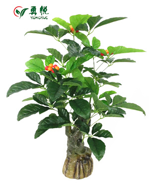 Yongyue 0830 Hot Sale 3.28 Ft 175 Foliages Artificial Fortune Tree for Wholesale