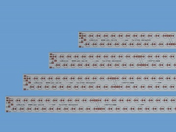 LED Print Circuit Board for T8 and T5 Lighting